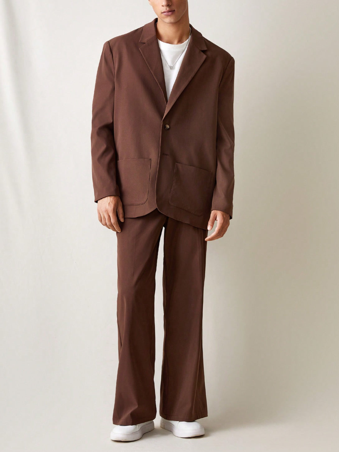 Hombres, Ropa de hombre, Trajes & Piezas separadas para Hombres, Traje de hombre, 40065981, Marrón Chocolate