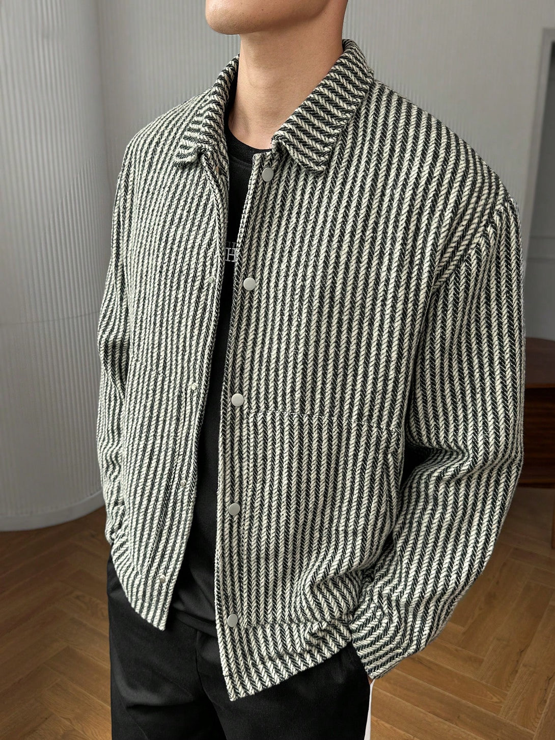 Hombres, Ropa de hombre, Chaquetas & Abrigos para Hombre, OUTFITS LOOKBOOK, 40095850, Blanco y Negro