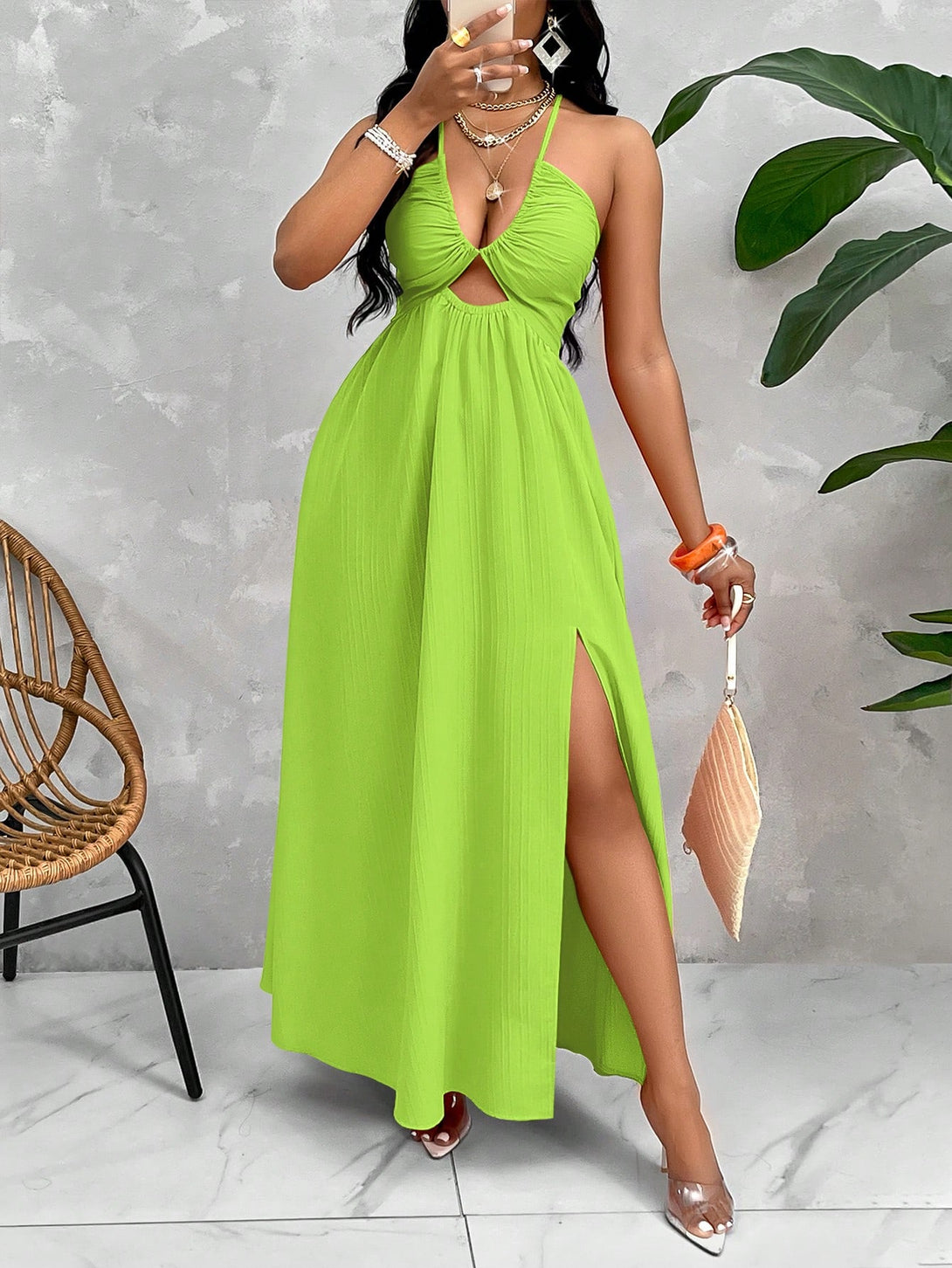 Ropa de Mujer, Ropa de Mujer, Vestidos de mujer, Vestidos largos de mujer, Verde