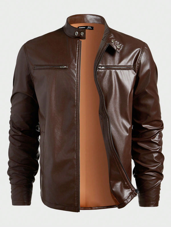 Hombres, Ropa de hombre, Chaquetas & Abrigos para Hombre, 40152656, Óxido marrón