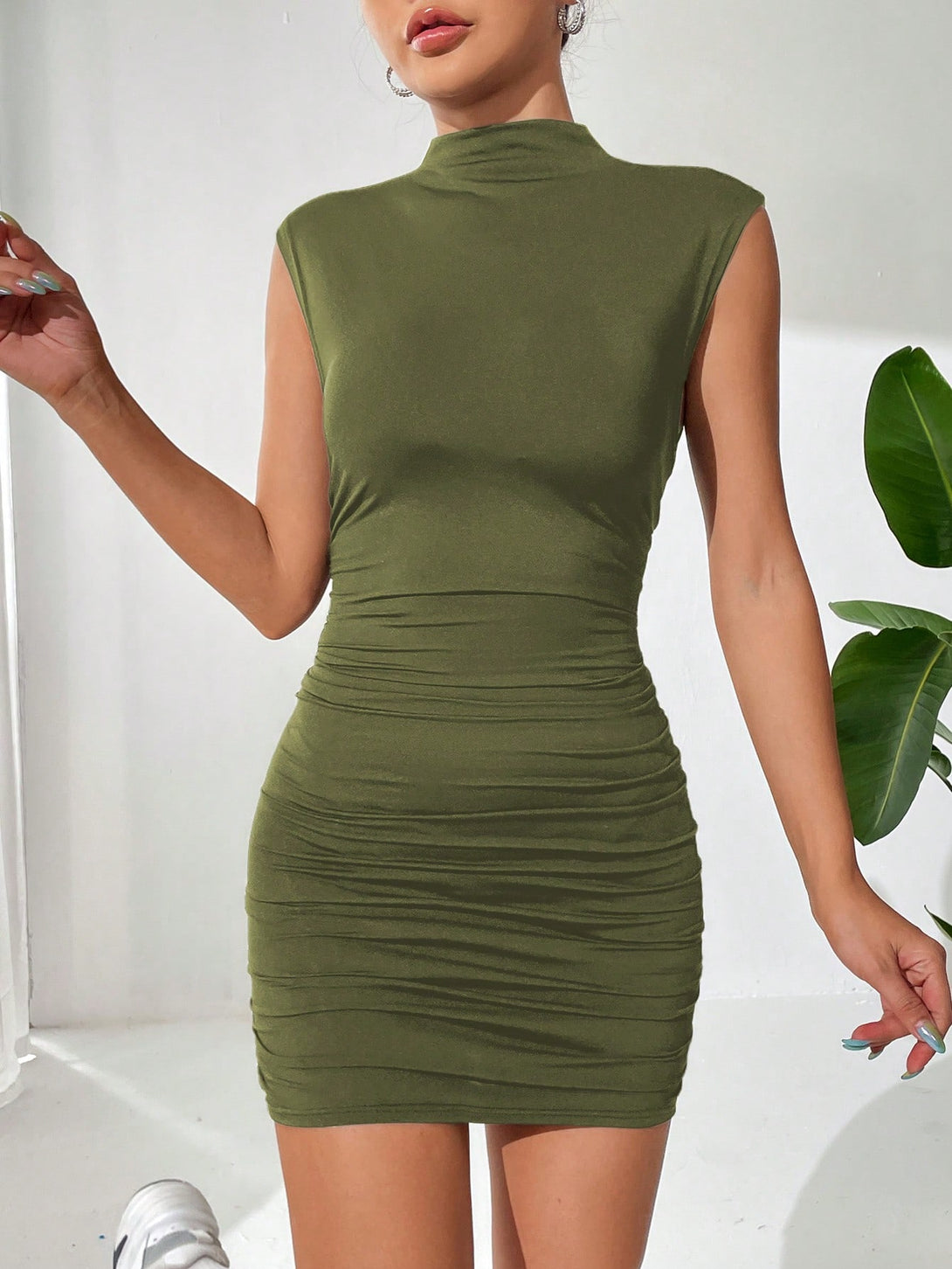 Ropa de Mujer, Ropa de Mujer, Vestidos de mujer, Vestidos cortos de mujer, Verde militar