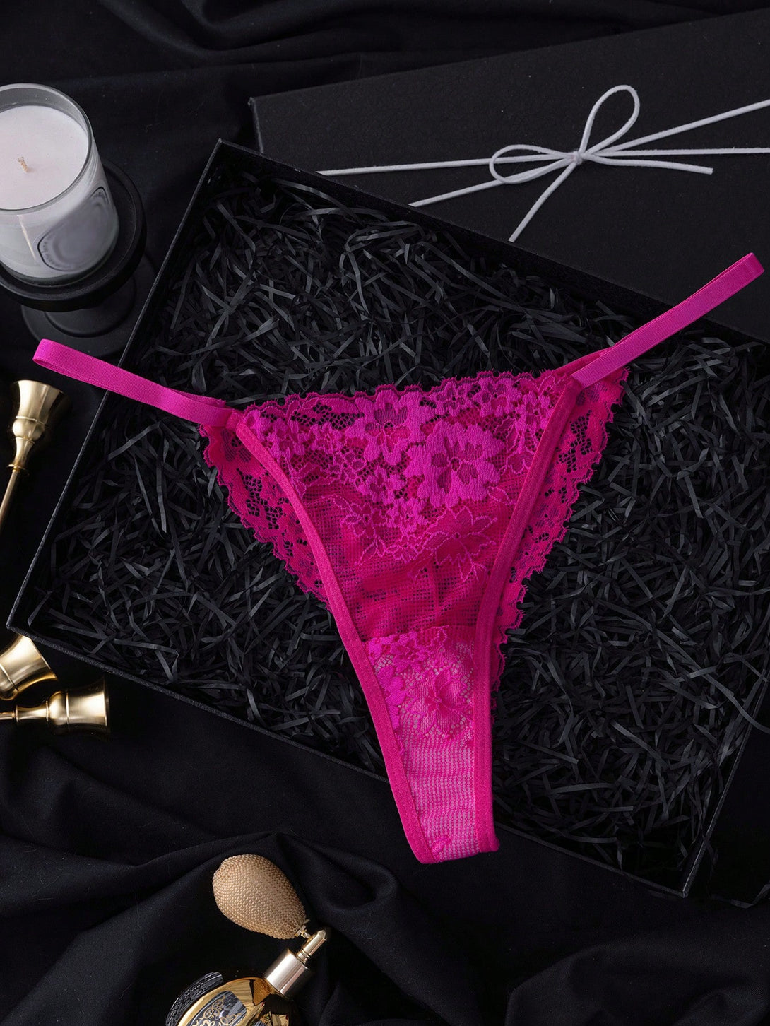 Ropa Interior y Ropa de Dormir, Sujetador de Mujer, Conjuntos de sujetador y braguita para mujer, 37075285, Rosa Fucsia