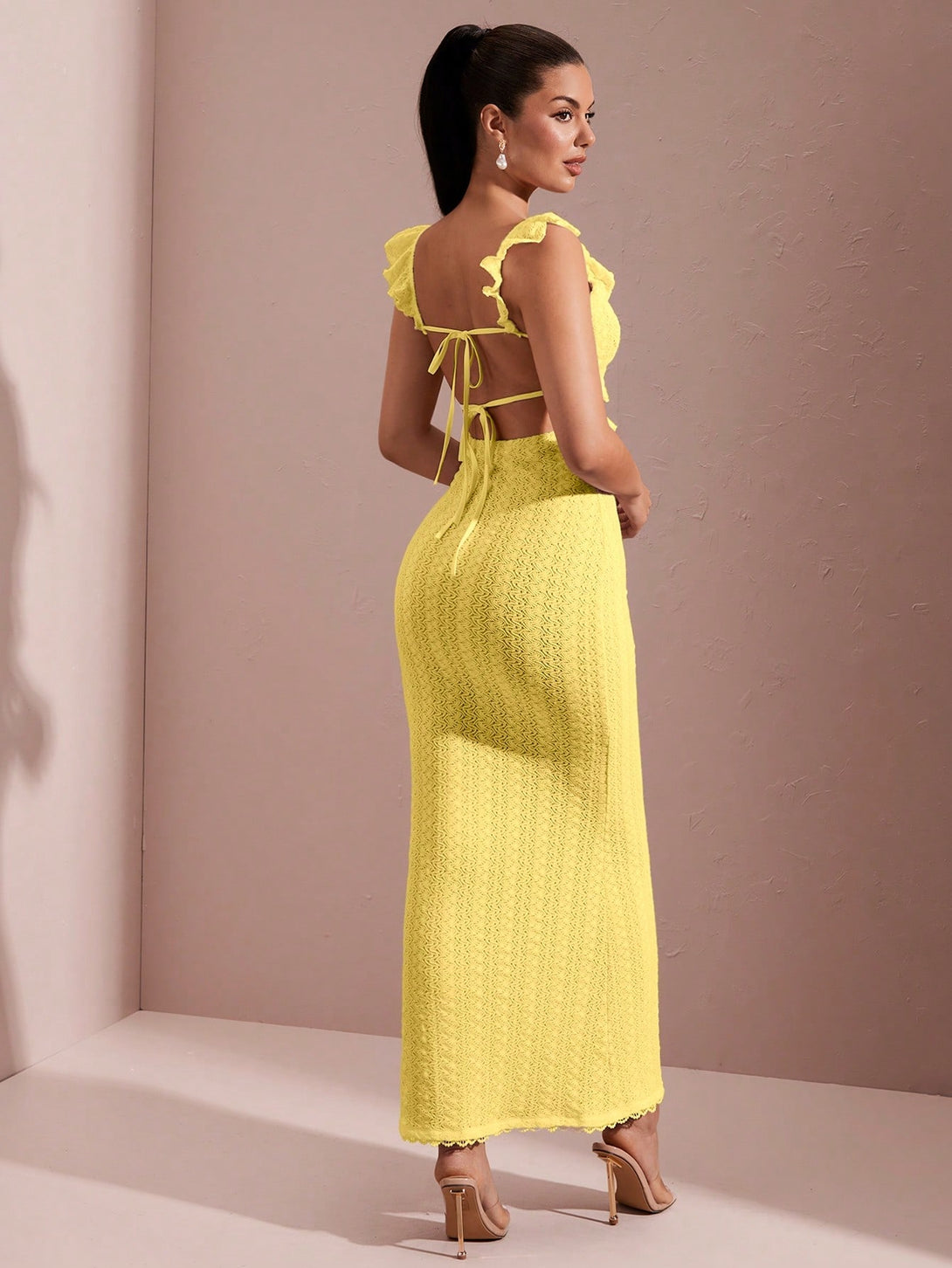 Ropa de Mujer, Ropa de Mujer, Vestidos de mujer, Vestidos largos de mujer, OUTFITS LOOKBOOK, Amarillo