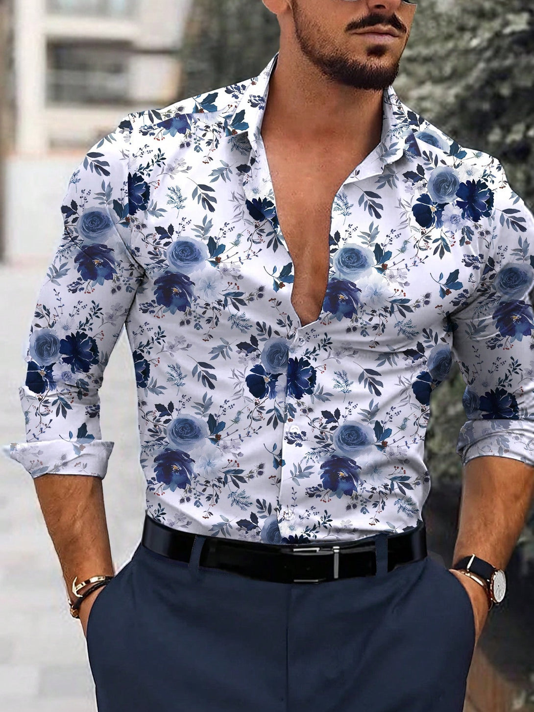 Hombres, Ropa de hombre, Tops para Hombre, Camisas  para hombre, 38628277, Multicolor