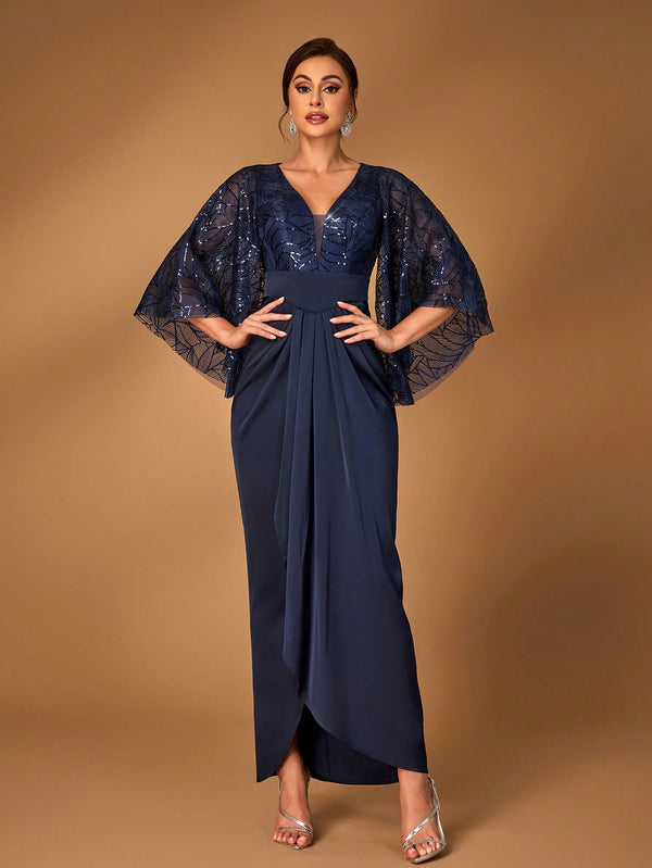 Ropa de Mujer, Bodas & Eventos, Boda Mujer, Vestidos de la Madre de la Novia, Azul Marino