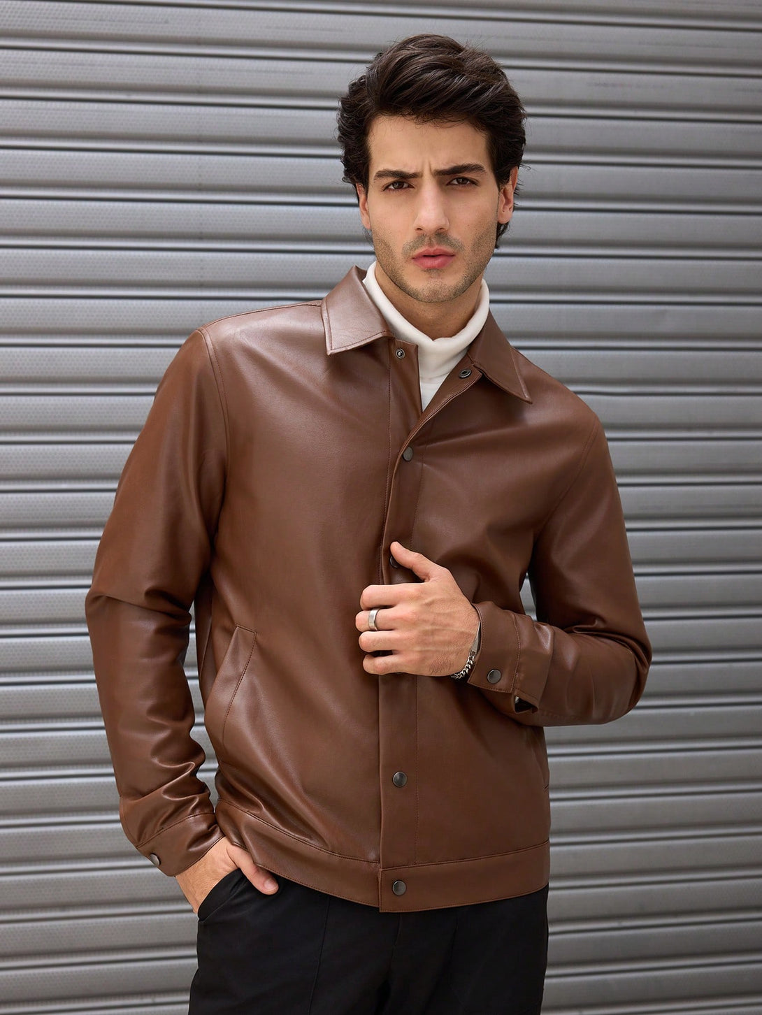 Hombres, Ropa de hombre, Chaquetas & Abrigos para Hombre, 40238259, Marrón