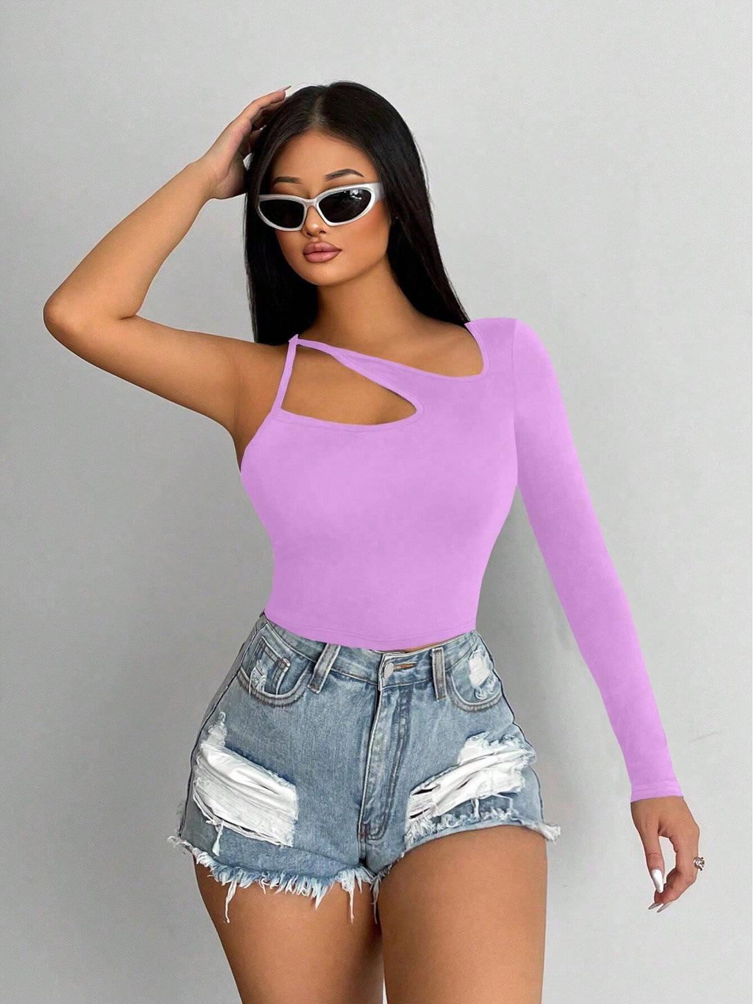 Ropa de Mujer, Ropa de Mujer, Tops & Blusas & Camisetas de Mujer, Tops de mujeres, Morado