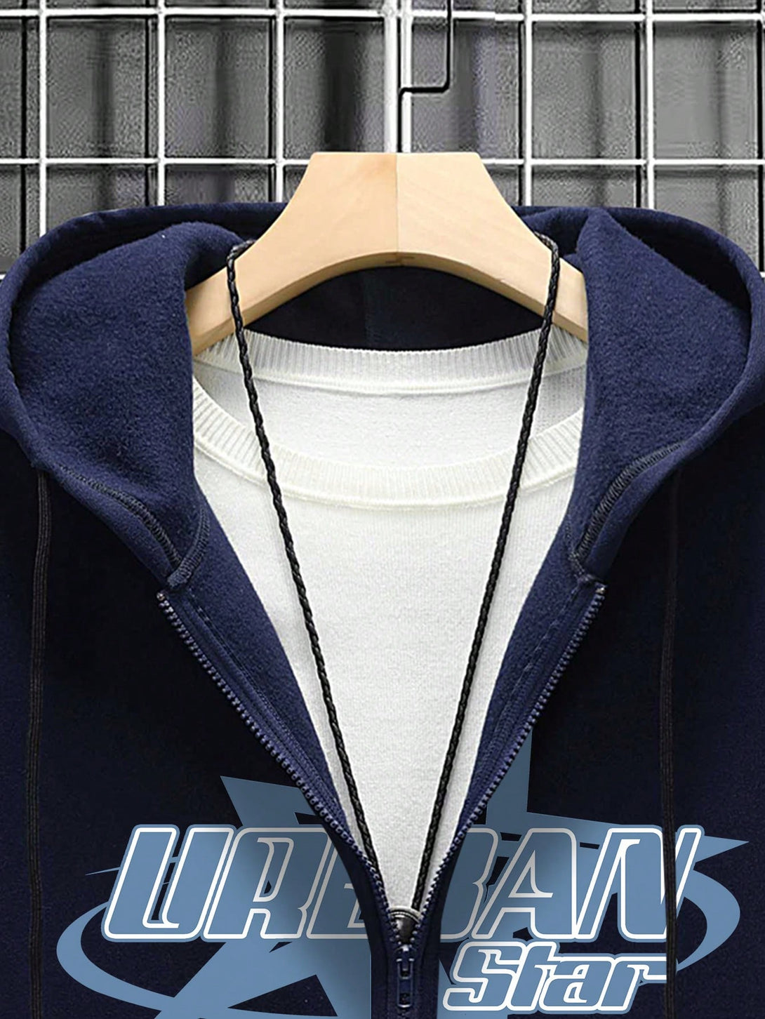 Hombres, Ropa de hombre, Capuchas & Sudaderas para hombres, Sudaderas con Cremallera y Capucha para Hombre, 40306917, Azul Marino