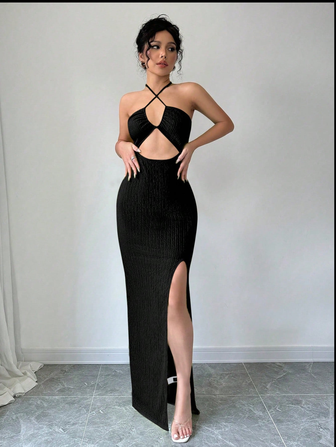 Ropa de Mujer, Vestidos de mujer, Vestidos largos de mujer, 40268184, Negro