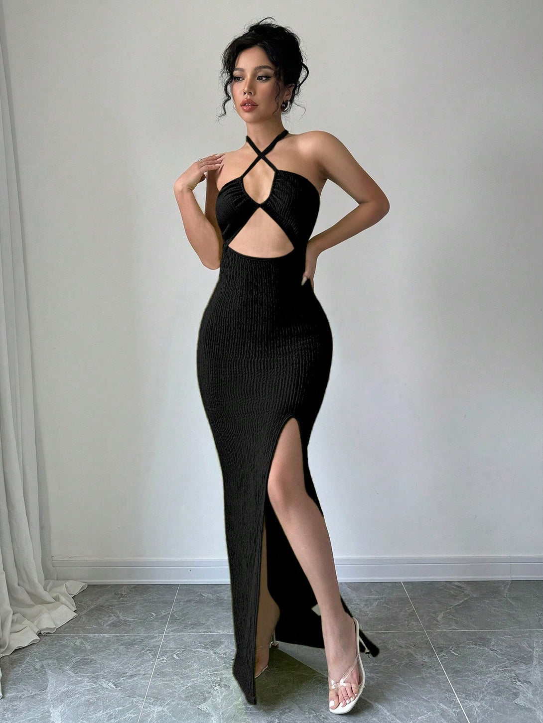Ropa de Mujer, Vestidos de mujer, Vestidos largos de mujer, 40268184, Negro