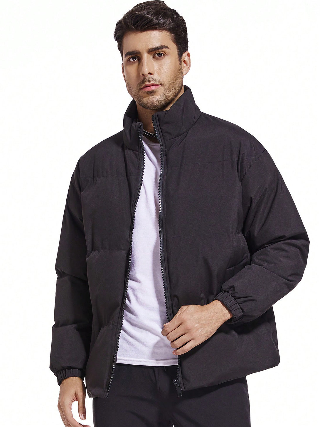 Hombres, Ropa de hombre, Chaquetas & Abrigos para Hombre, Abrigos de invierno Masculinos, 23591916, Negro