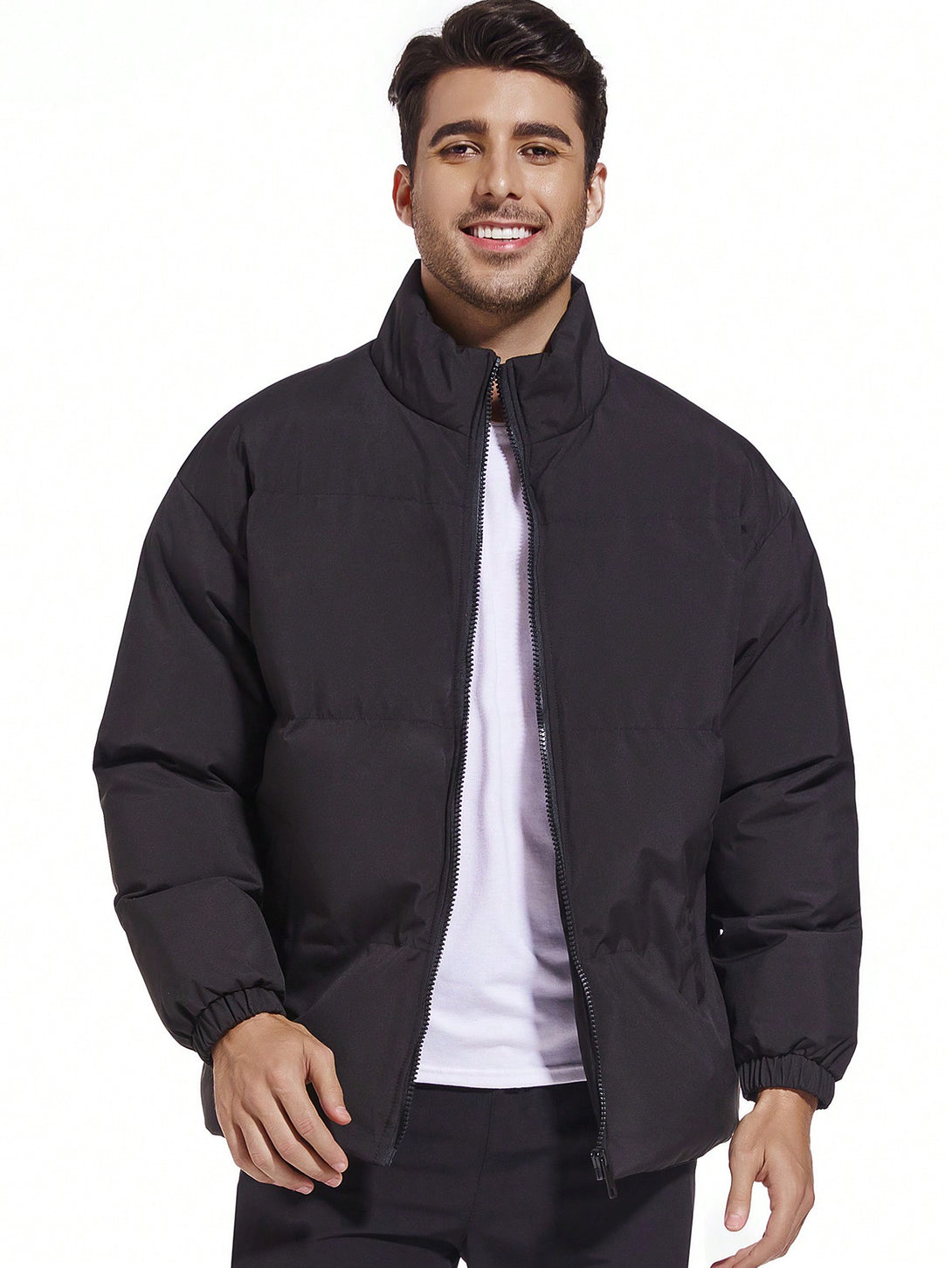 Hombres, Ropa de hombre, Chaquetas & Abrigos para Hombre, Abrigos de invierno Masculinos, 23591916, Negro