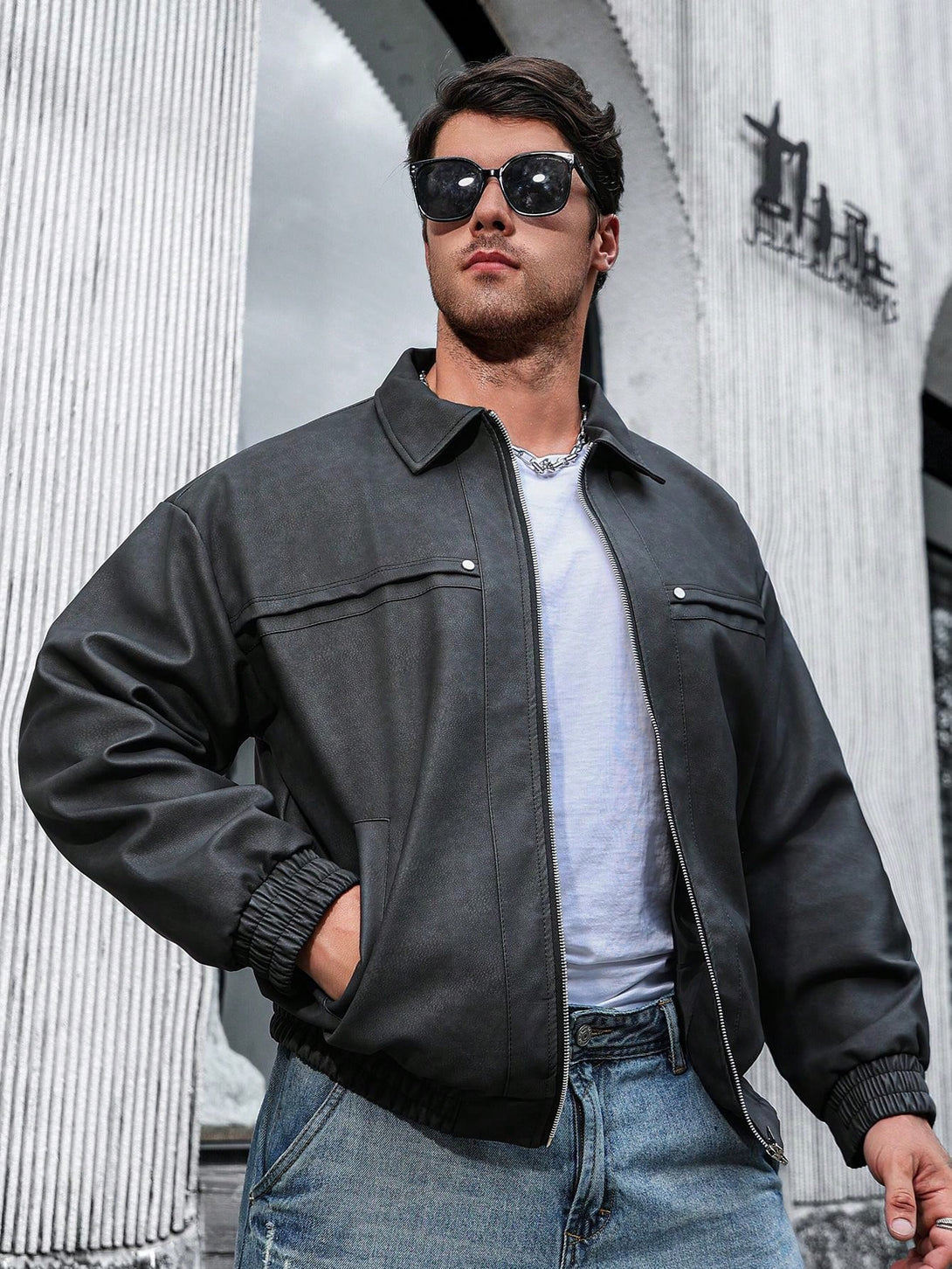 Hombres, Ropa de hombre, Chaquetas & Abrigos para Hombre, 38746740, Negro