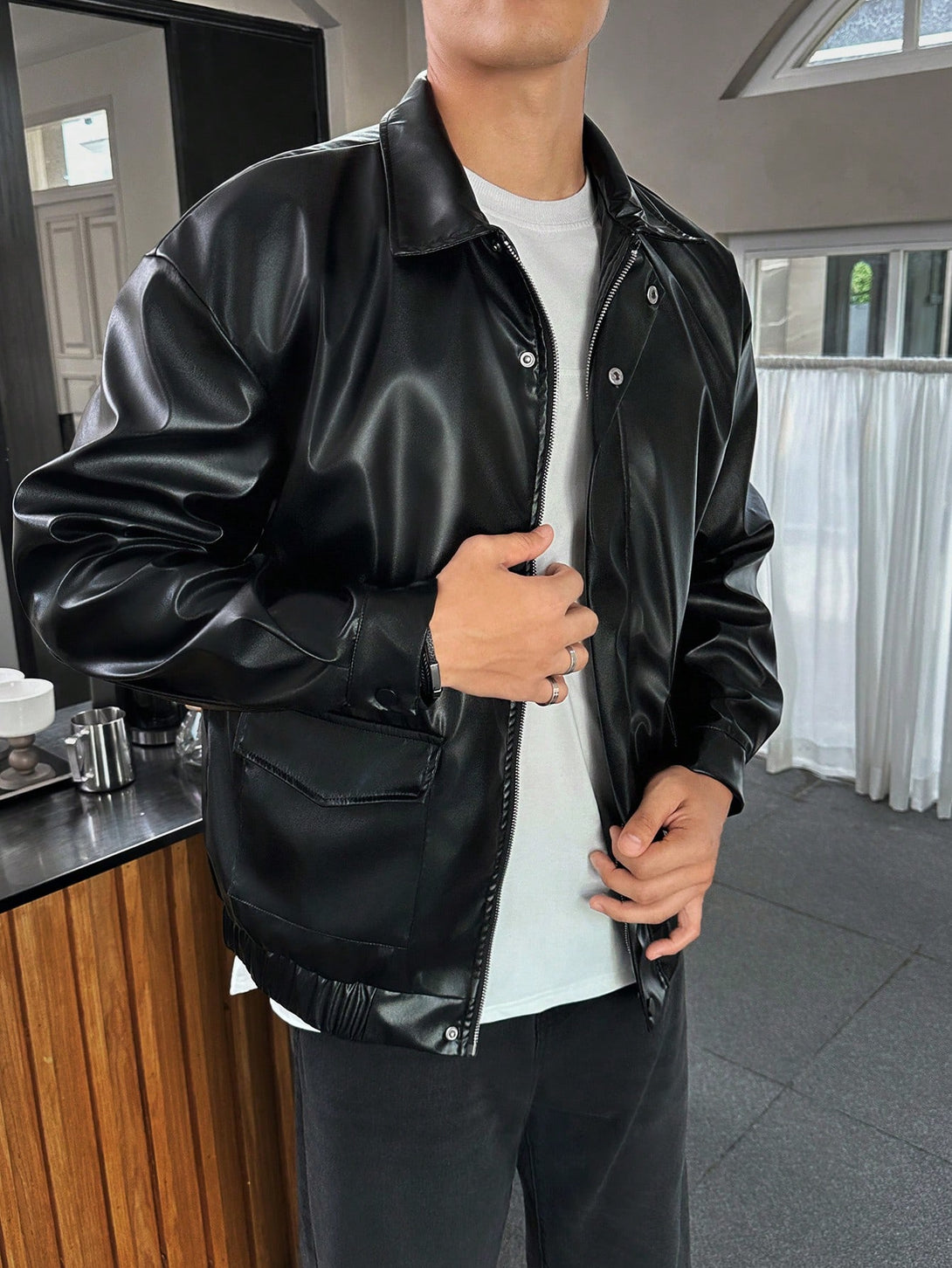 Hombres, Ropa de hombre, Chaquetas & Abrigos para Hombre, OUTFITS LOOKBOOK, 40095822, Negro