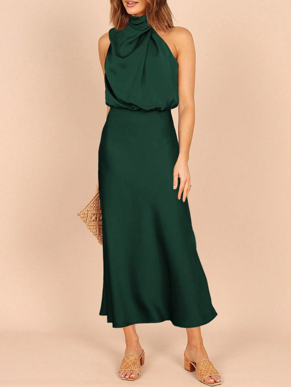 Ropa de Mujer, Ropa de Mujer, Vestidos de mujer, Vestidos midi para mujer, Colección de trajes de mujer, Verde Oscuro