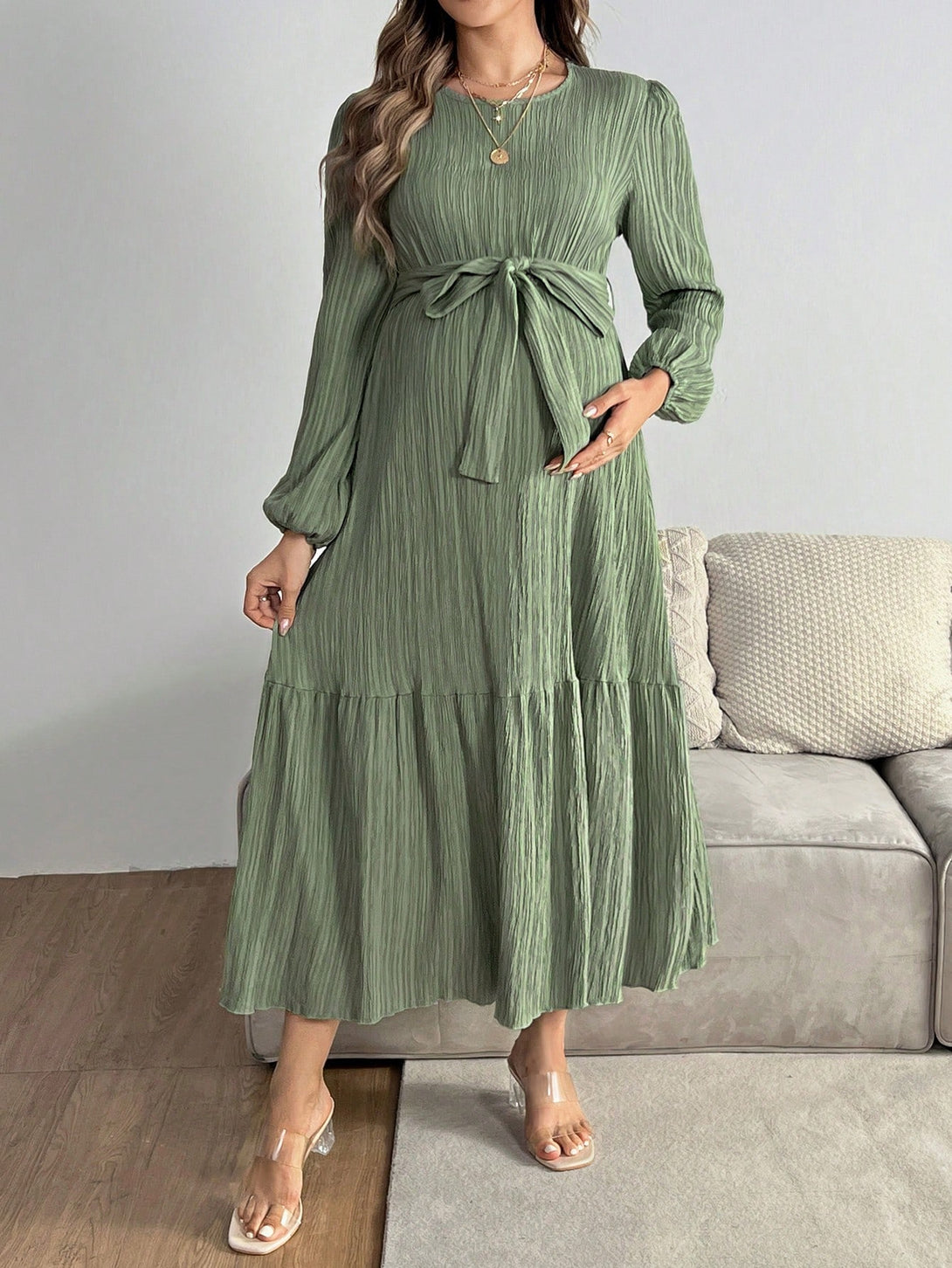 Ropa de Mujer, Ropa Premamá, Vestidos premamá, verde menta