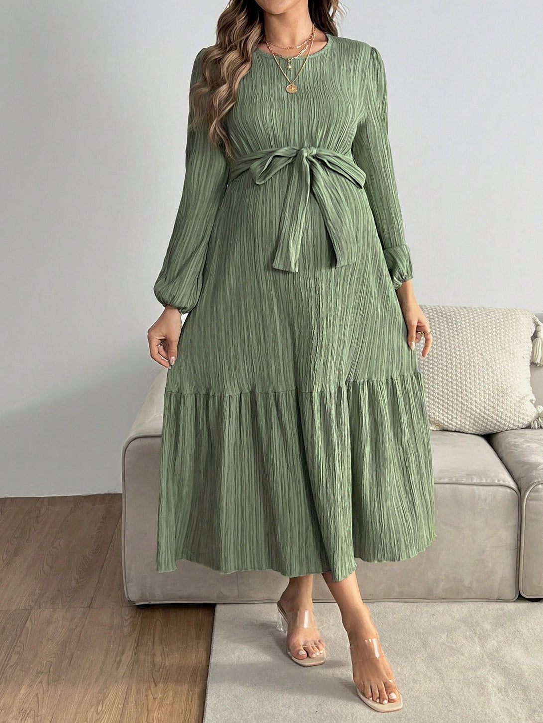 Ropa de Mujer, Ropa Premamá, Vestidos premamá, verde menta