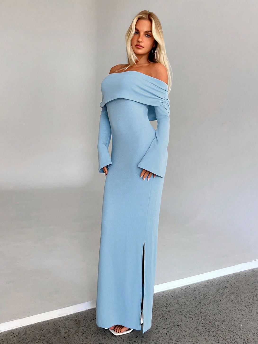 Ropa de Mujer, Vestidos de mujer, Vestidos largos de mujer, 40545716, Celeste