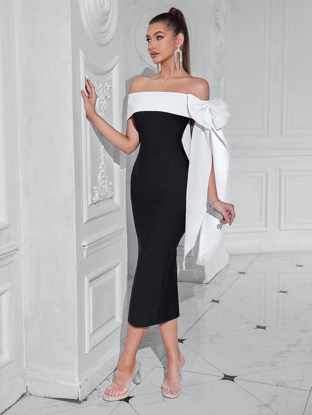 Ropa de Mujer, Bodas & Eventos, Ropa de Fiesta de Mujer, Vestidos de Cocktail de Mujer, Colección de trajes de mujer, 35527384, Negro