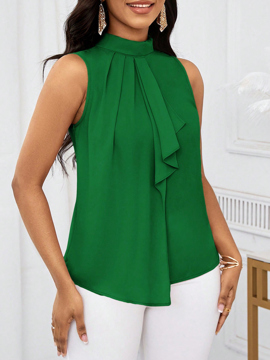 Ropa de Mujer, Tops & Blusas & Camisetas de Mujer, Blusas de Mujer, 40587614, Verde