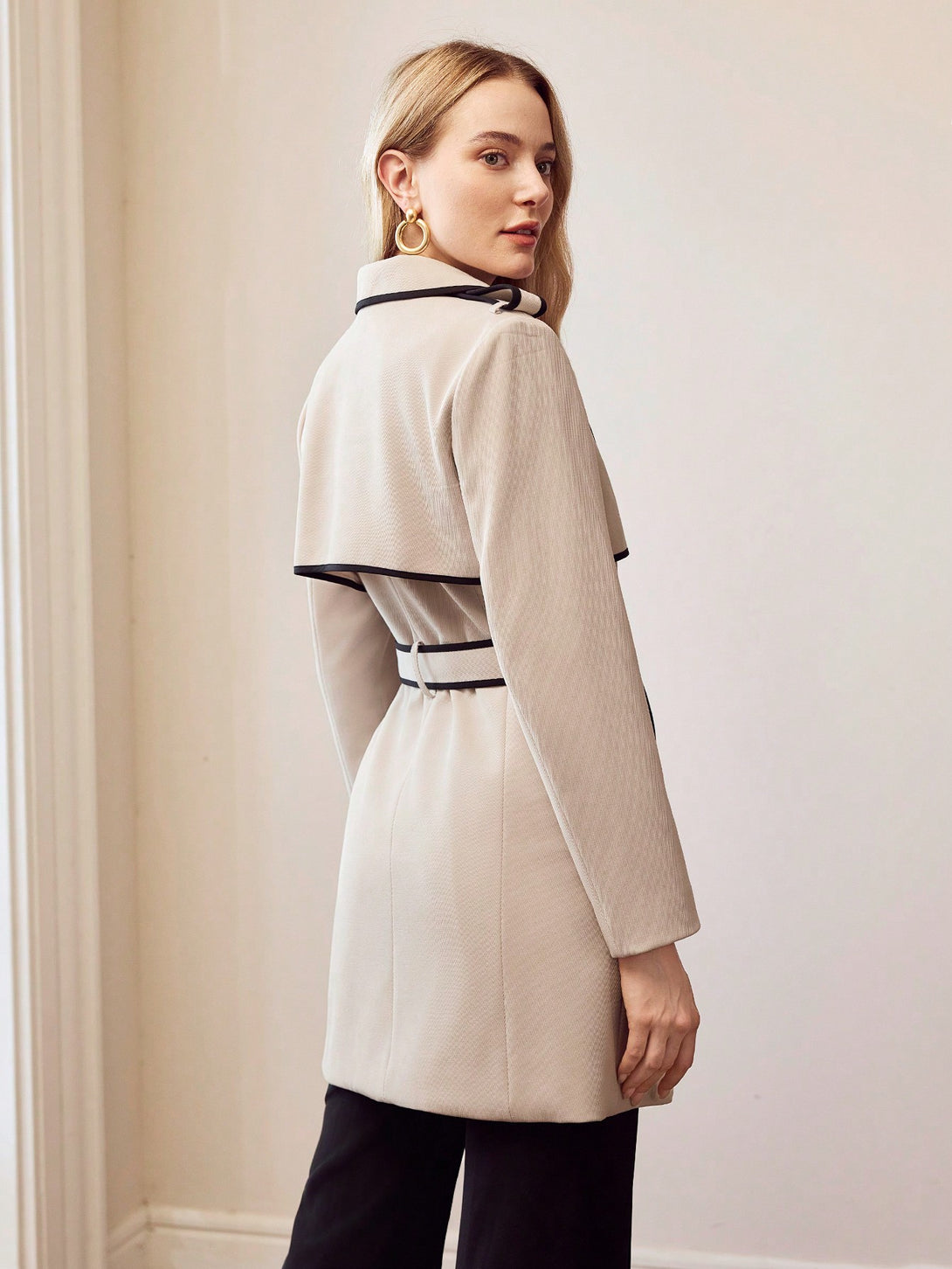 Ropa de Mujer, Ropa de Exterior para Mujer, Gabardinas para Mujer, COUPLE LOOKBOOK, 40598852, Caqui