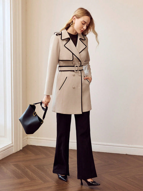 Ropa de Mujer, Ropa de Exterior para Mujer, Gabardinas para Mujer, COUPLE LOOKBOOK, 40598852, Caqui
