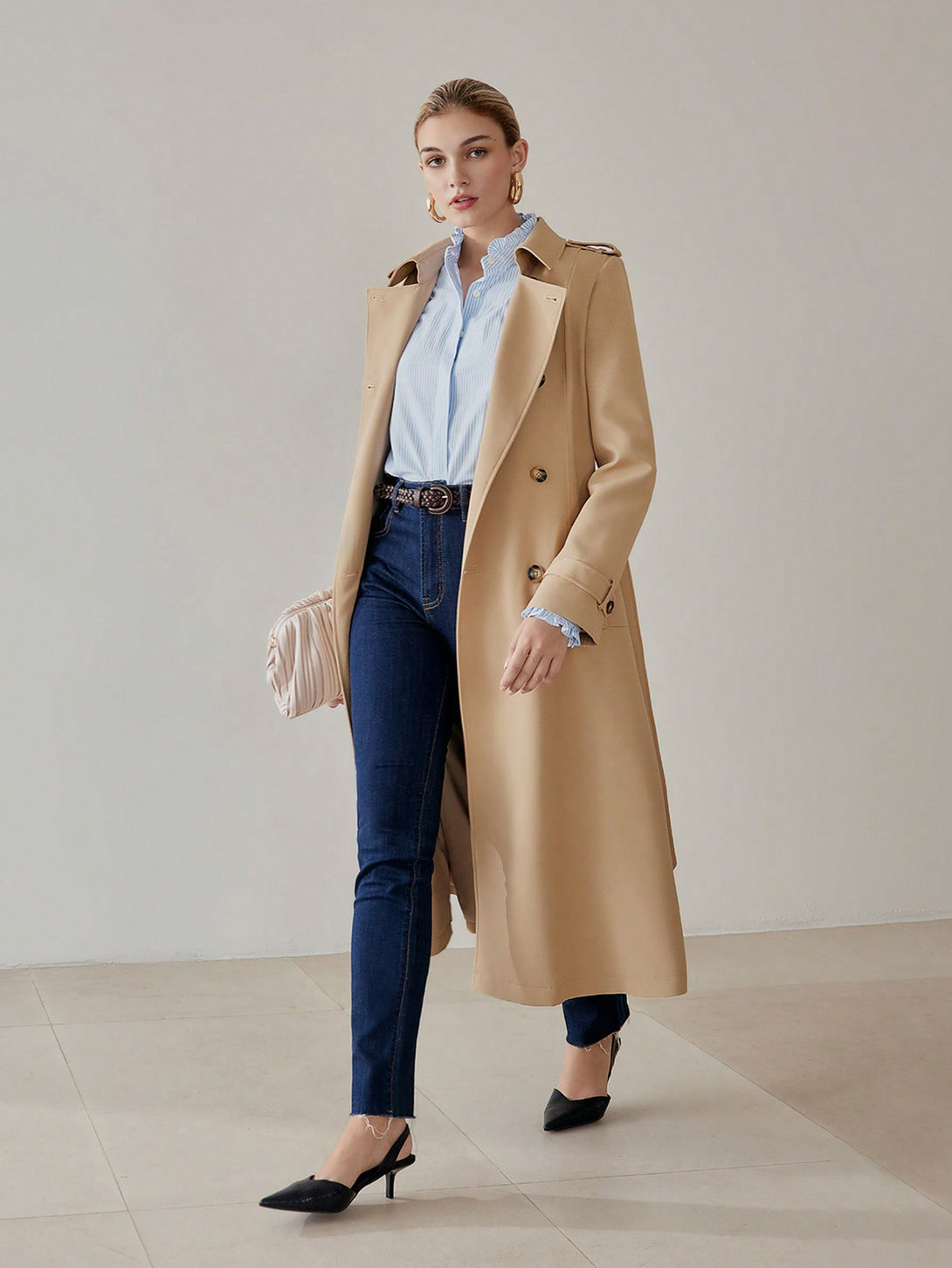 Ropa de Mujer, Ropa de Exterior para Mujer, Gabardinas para Mujer, OUTFITS LOOKBOOK, 40648695, Caqui