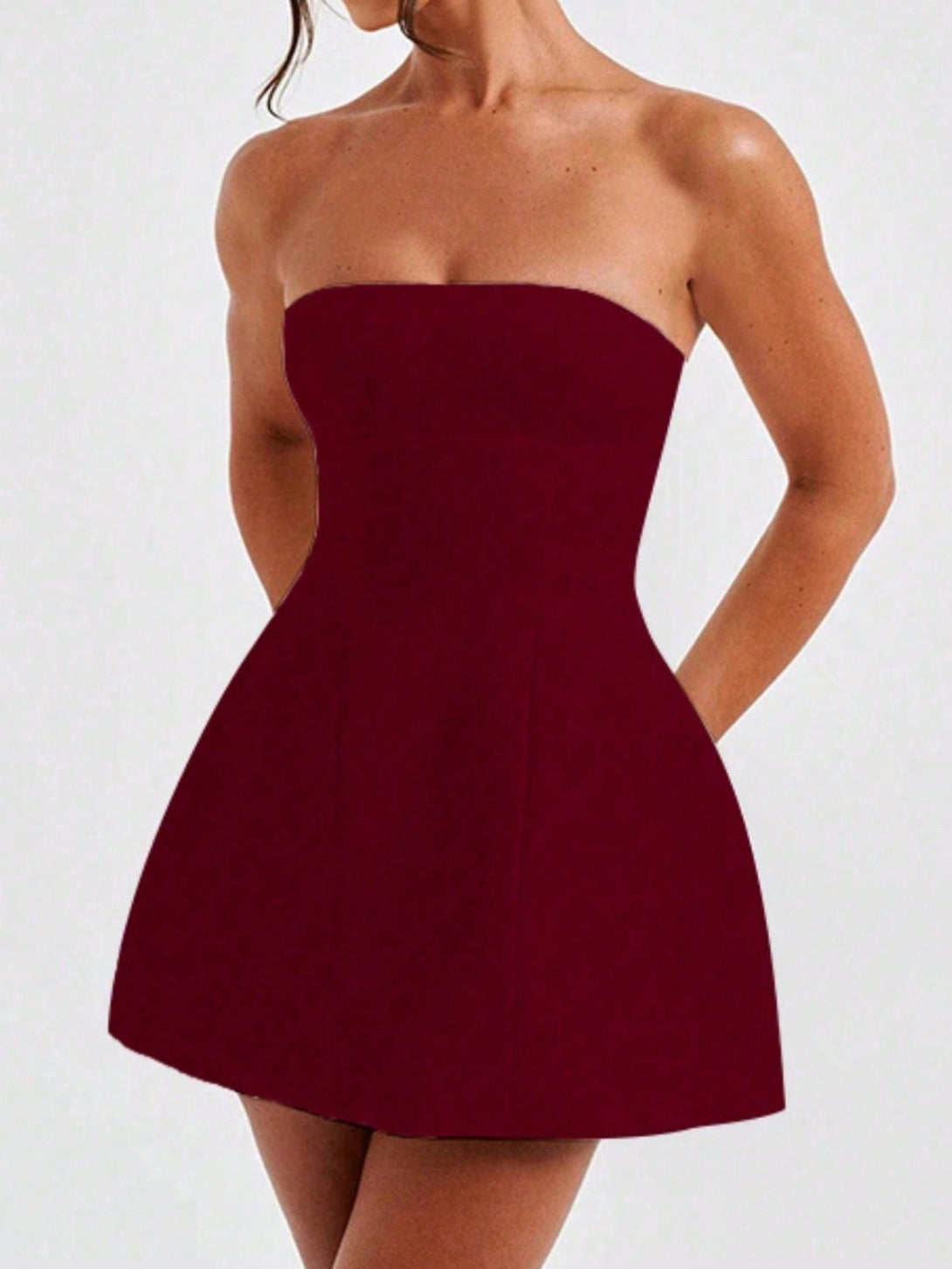 Ropa de Mujer, Ropa de Mujer, Vestidos de mujer, Vestidos cortos de mujer, Rojo