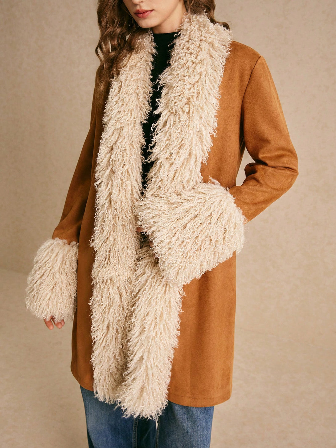 Ropa de Mujer, Ropa de Exterior para Mujer, Abrigos de Mujer, 37050540, Café integral