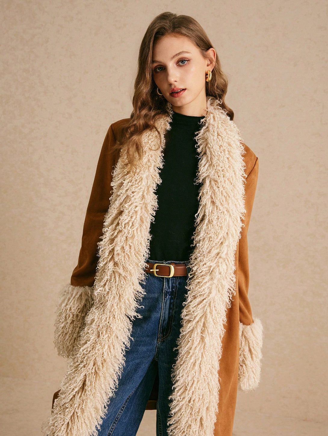 Ropa de Mujer, Ropa de Exterior para Mujer, Abrigos de Mujer, 37050540, Café integral