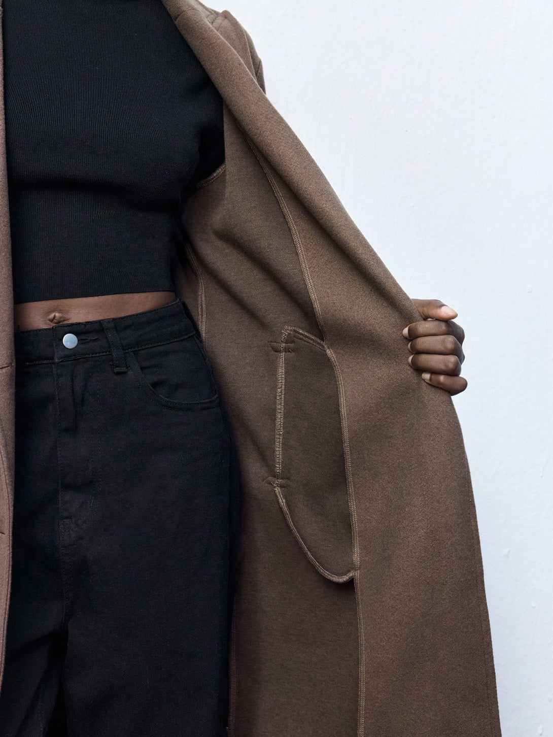 Ropa de Mujer, Ropa de Exterior para Mujer, Abrigos de Mujer, 40775684, Café integral