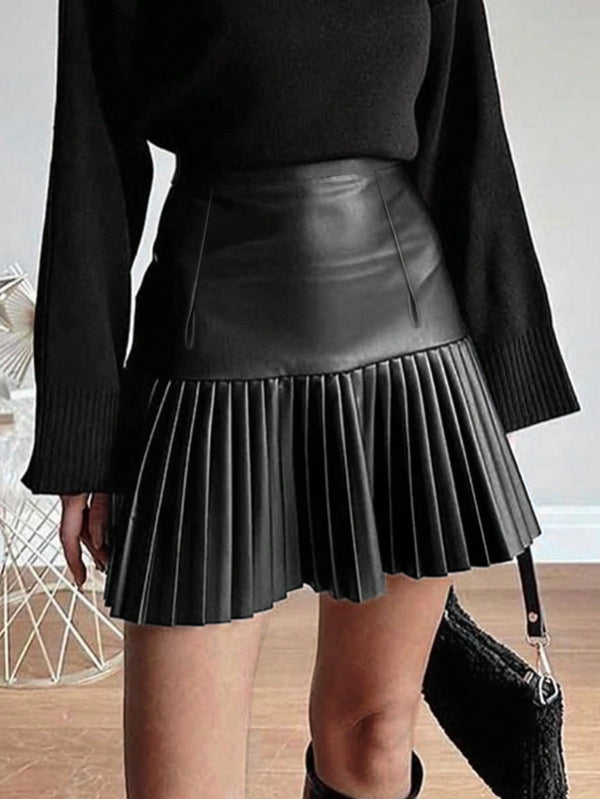 Ropa de Mujer, Bottoms de Mujer, Faldas de Mujer, 40214169, Negro