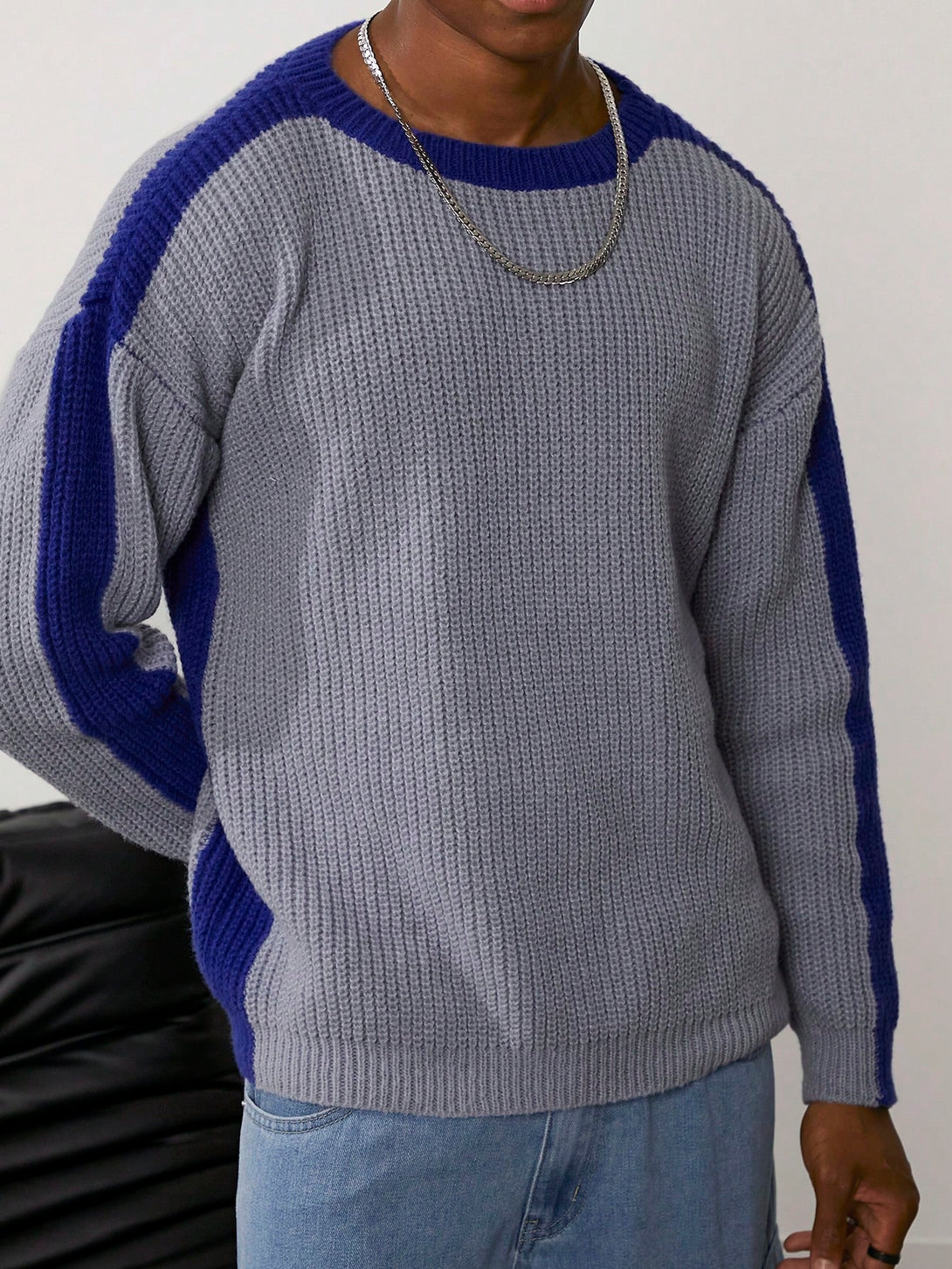 Hombres, Ropa de hombre, Jerséis Punto para hombre, Jerseys para Hombre, OUTFITS LOOKBOOK, 40822582, Azul