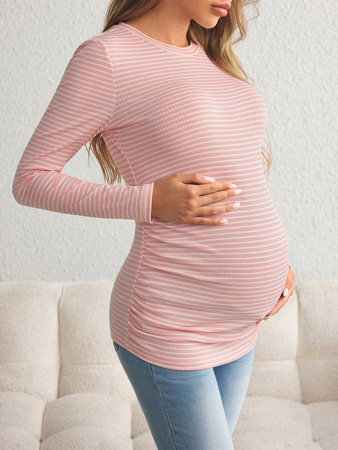 Ropa de Mujer, Ropa Premamá, Tops Premamá, Camisetas premamá, Rosa