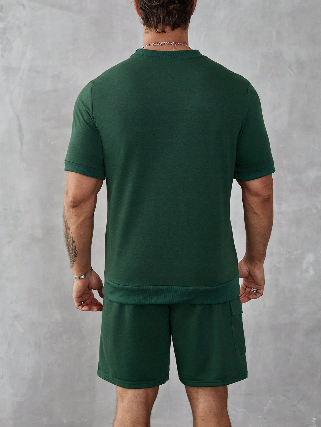 Hombres, Ropa de hombre, Conjuntos para Hombre, Conjuntos de Camiseta para Hombre, 41040650, Verde