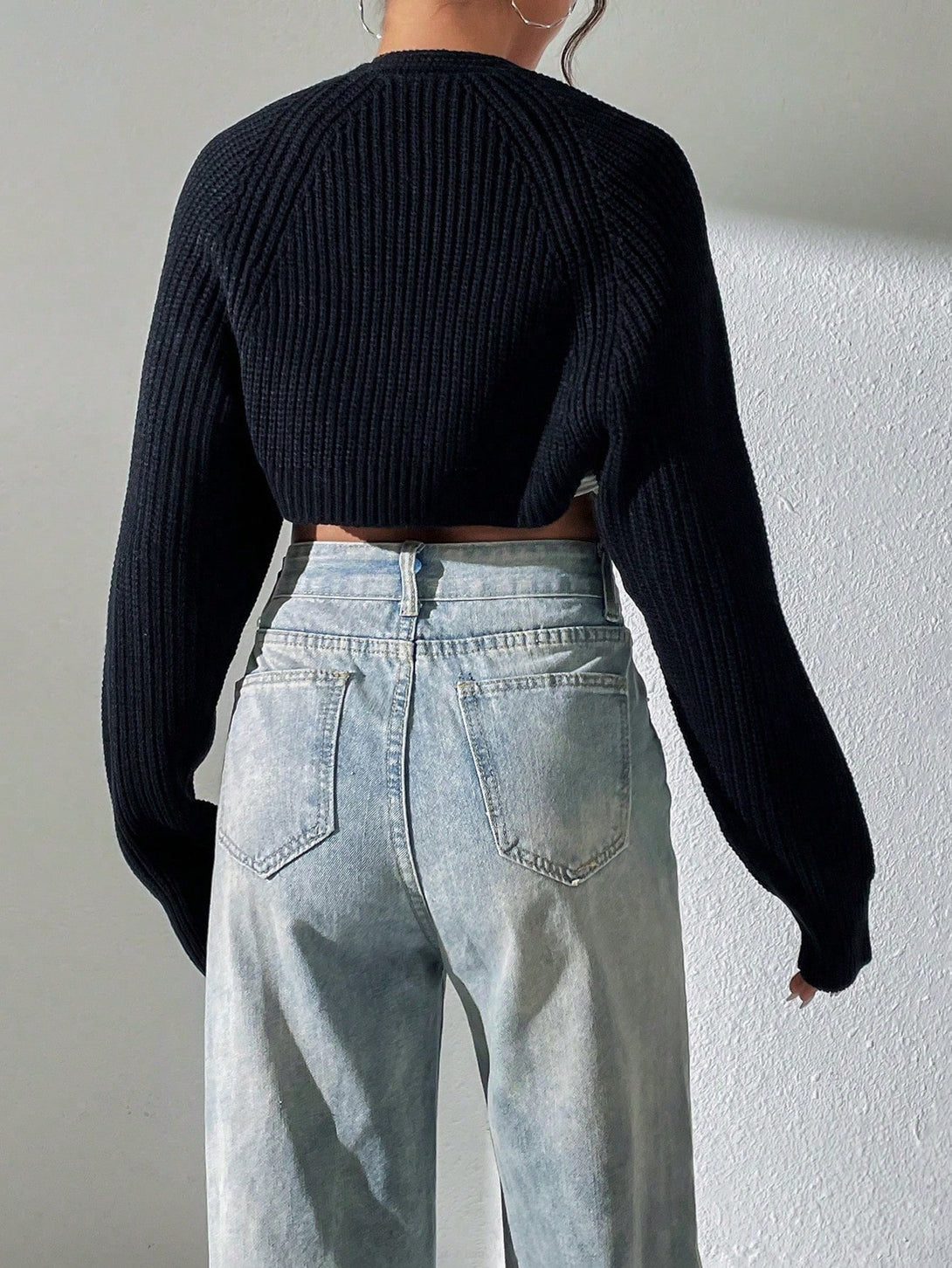 Ropa de Mujer, Tejido de Punto de Mujer, Cárdigans de Mujer, 38445240, Blanco y Negro