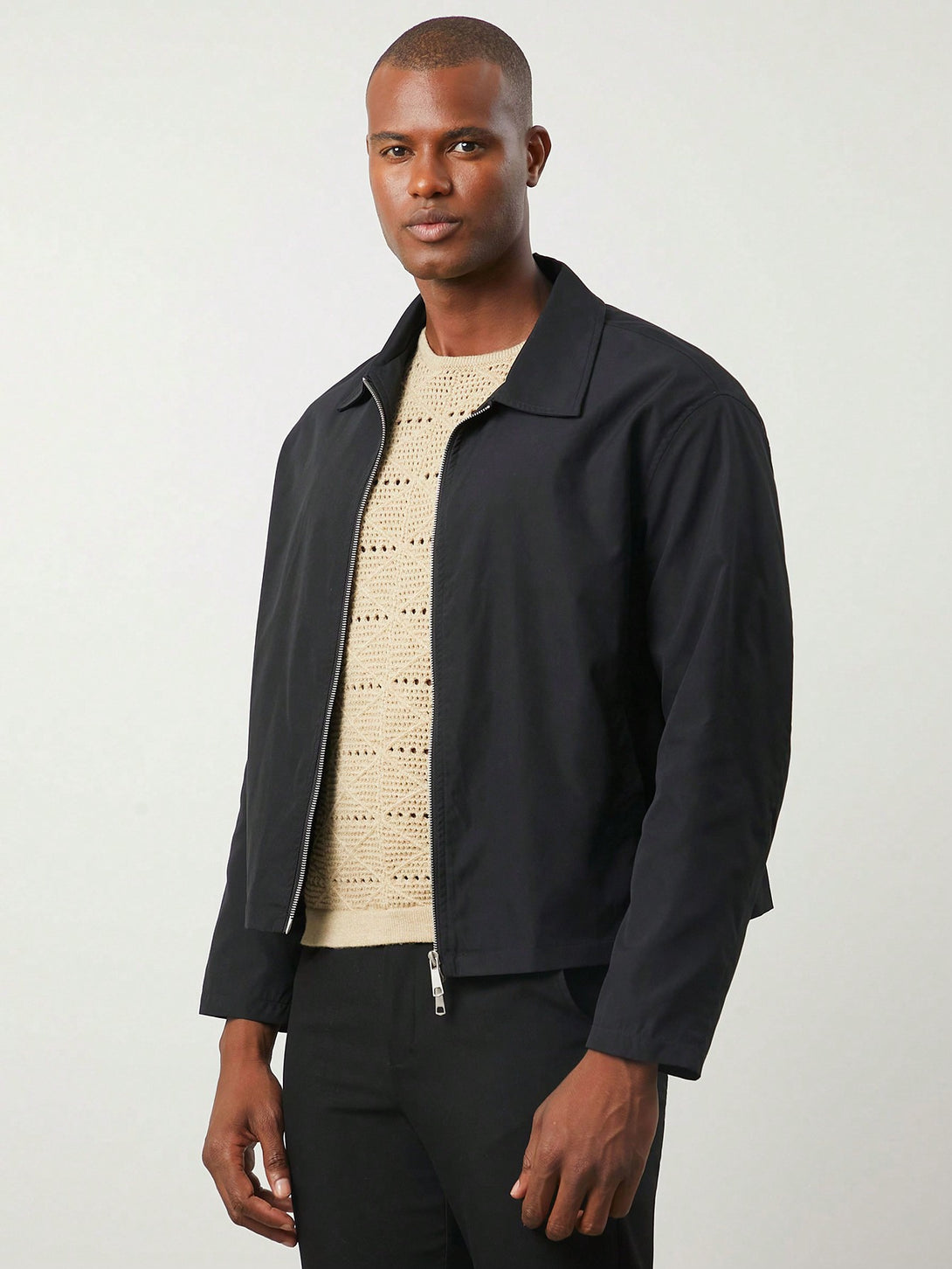 Hombres, Ropa de hombre, Chaquetas & Abrigos para Hombre, 40959801, Negro