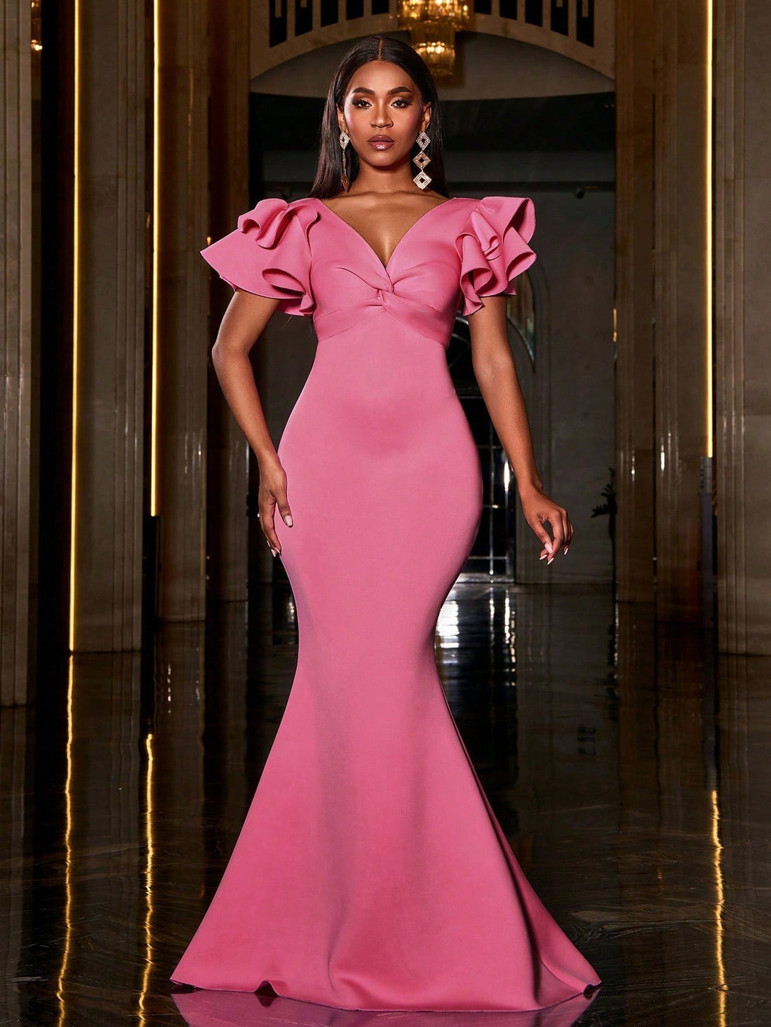 Ropa de Mujer, Bodas & Eventos, Ropa de Fiesta de Mujer, Vestidos formales y de noche para mujer, 35644174, Rosa