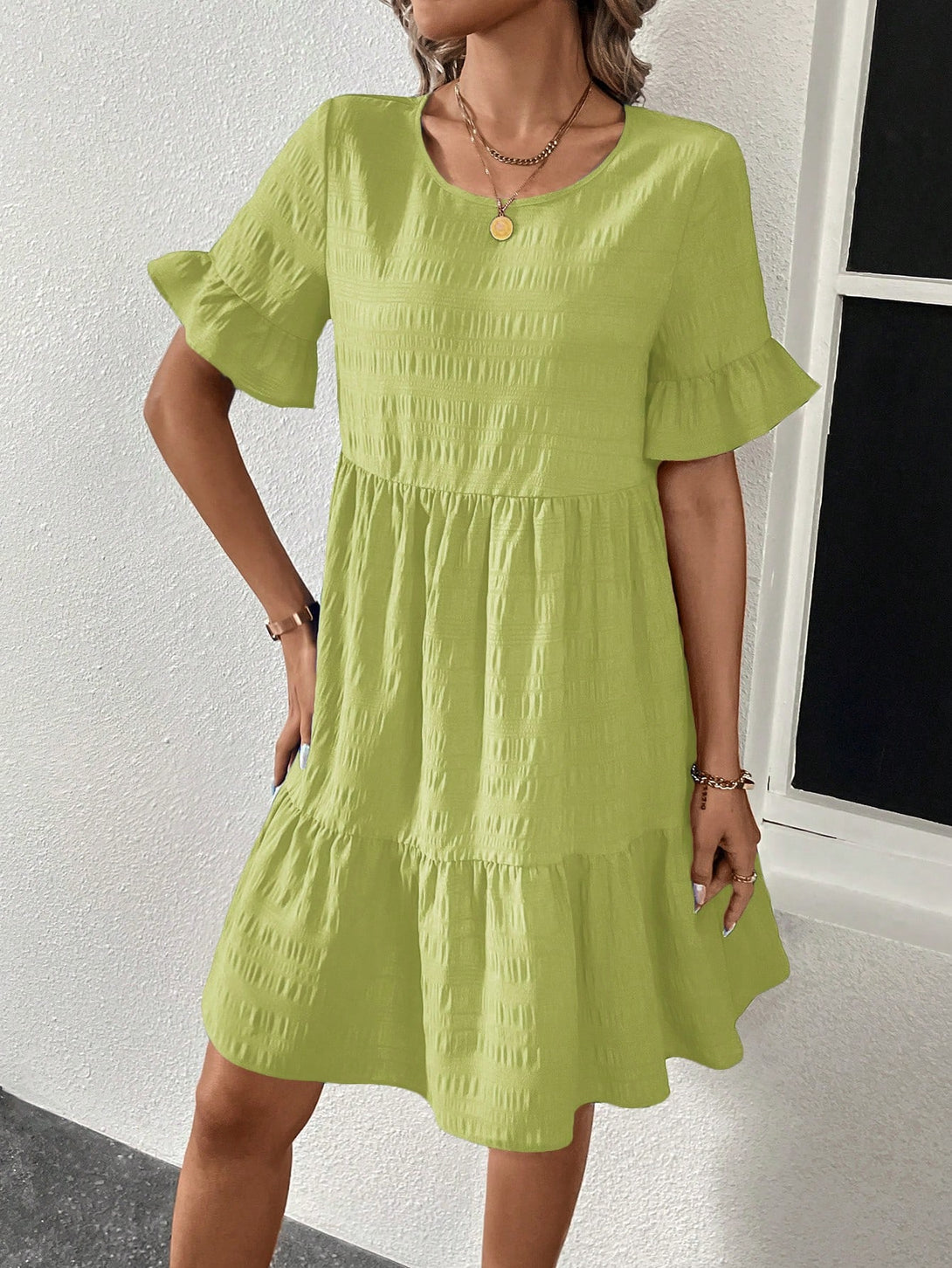 Ropa de Mujer, Ropa de Mujer, Vestidos de mujer, Vestidos cortos de mujer, Verde Oliva