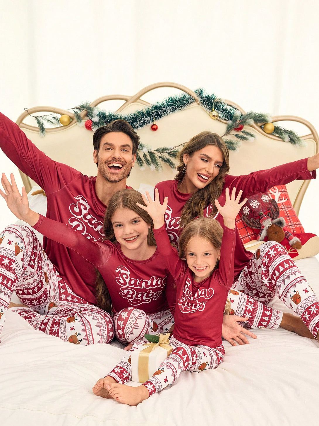 Ropa Interior y Ropa de Dormir, Pijama & Ropa de Descanso de Mujer, Ropa de Dormir para Mujeres, Sets de Pijamas de Mujer, Conjuntos a Juego, 41272422, Burdeos