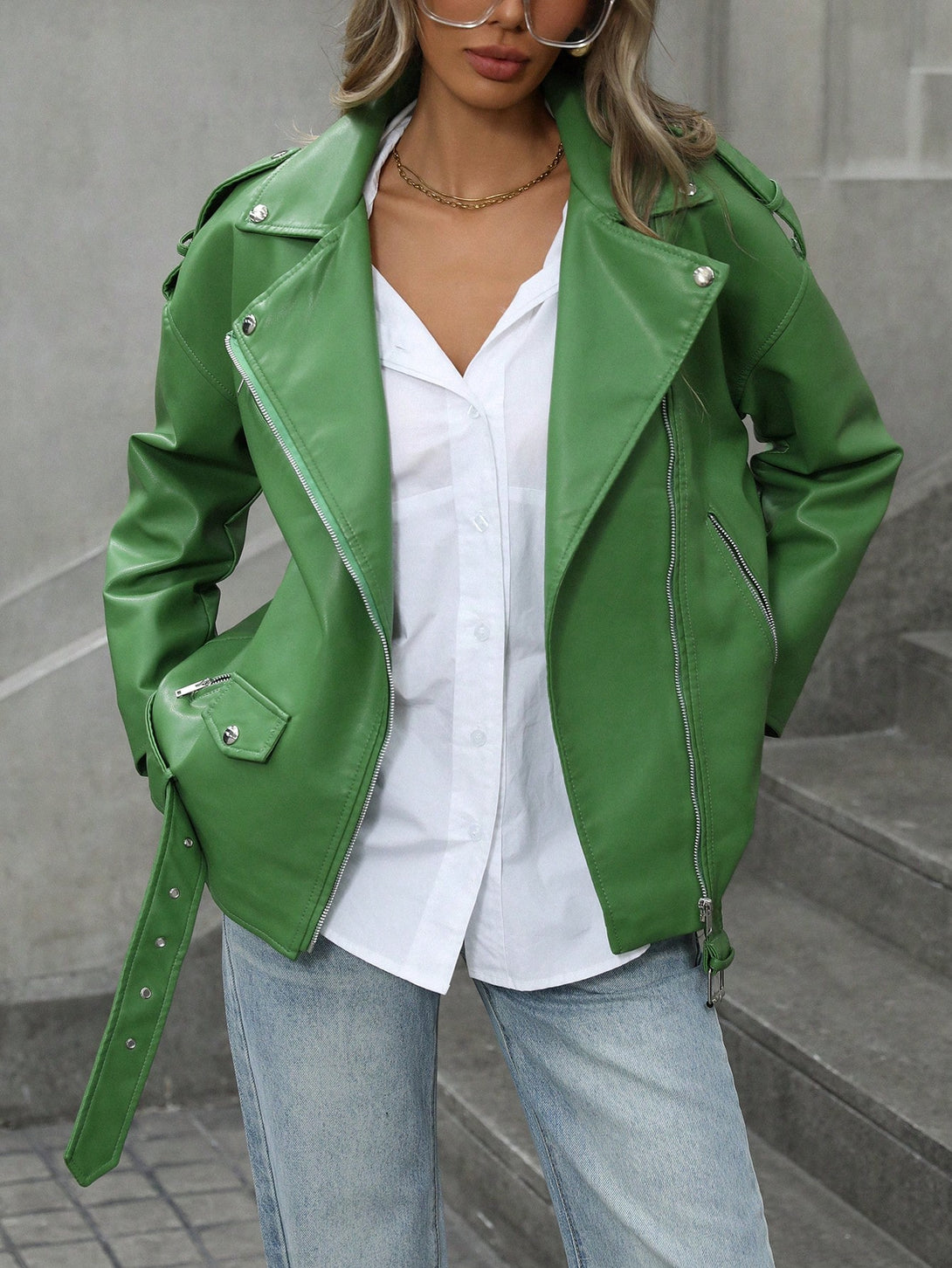 Ropa de Mujer, Ropa de Exterior para Mujer, Cazadoras para Mujer, 41390208, Verde