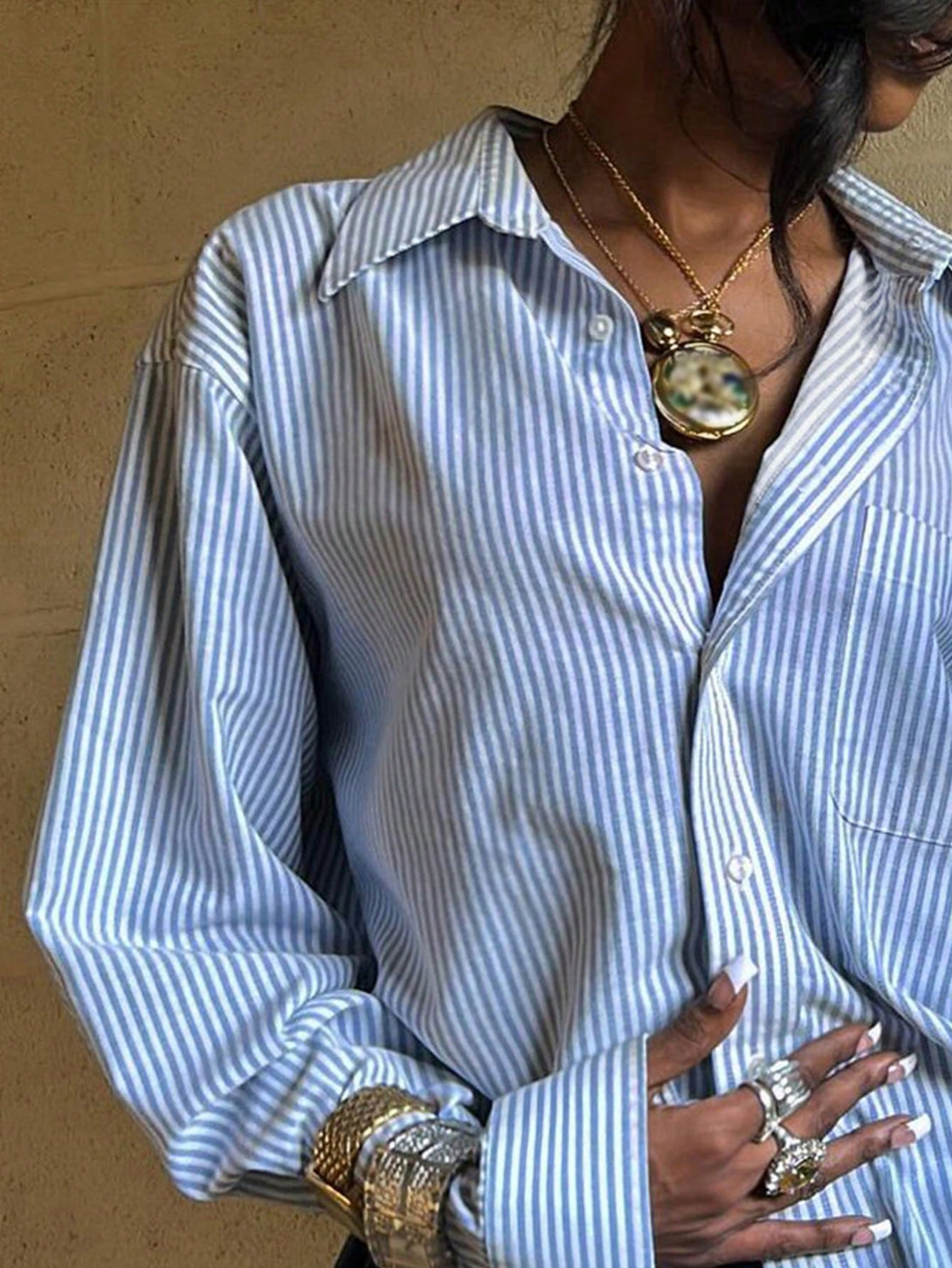 Ropa de Mujer, Tops & Blusas & Camisetas de Mujer, Blusas de Mujer, 38341918, Azul