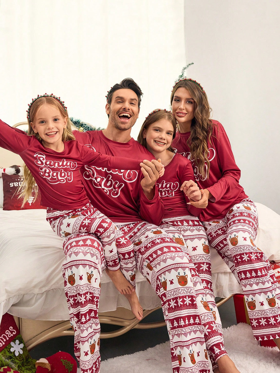 Ropa Interior y Ropa de Dormir, Pijama & Ropa de Descanso de Mujer, Ropa de Dormir para Mujeres, Sets de Pijamas de Mujer, Conjuntos a Juego, 41272422, Burdeos