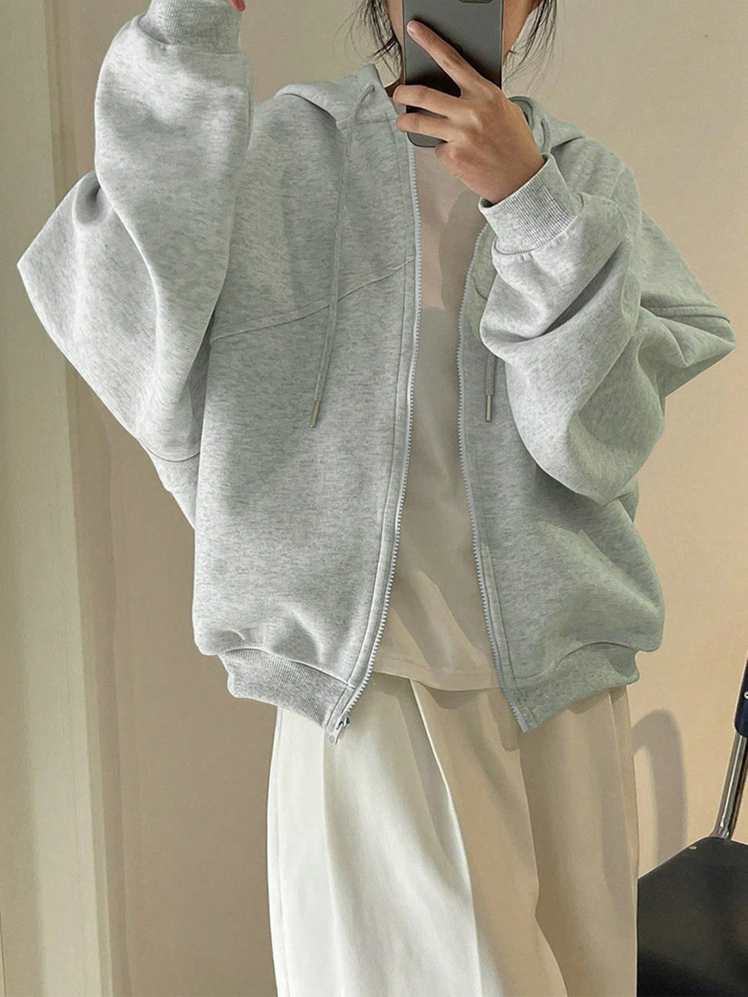 Ropa de Mujer, Sudaderas de Mujer, 41553295, Gris Claro