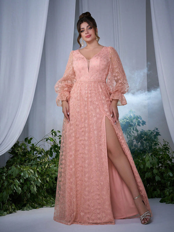 Ropa de Mujer, Bodas & Eventos, Boda Mujer Plus, Vestidos de Dama de Honor en Tallas Grandes, Rosa