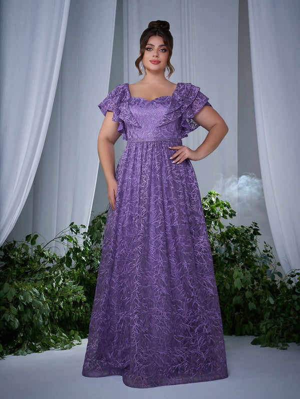 Ropa de Mujer, Bodas & Eventos, Boda Mujer Plus, Vestidos de Dama de Honor en Tallas Grandes, Morado