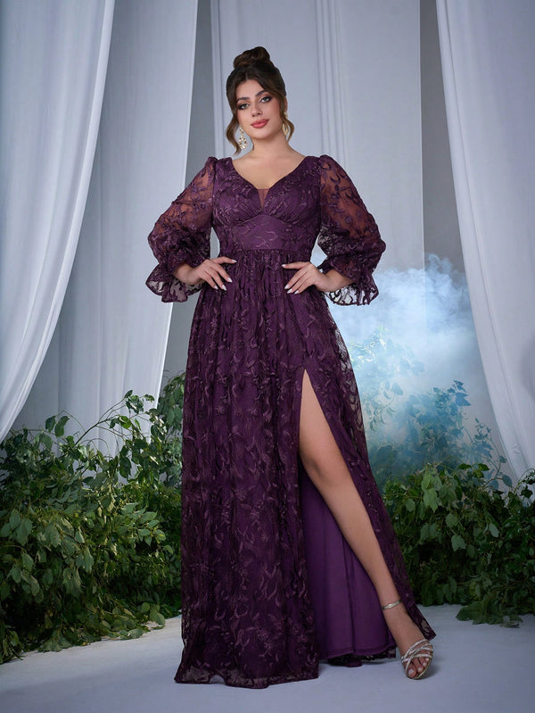 Ropa de Mujer, Bodas & Eventos, Boda Mujer Plus, Vestidos de Dama de Honor en Tallas Grandes, Morado