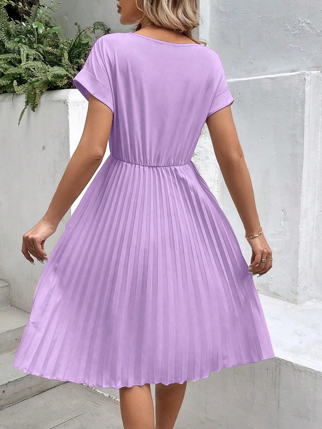 Ropa de Mujer, Ropa de Mujer, Vestidos de mujer, Vestidos midi para mujer, Morado