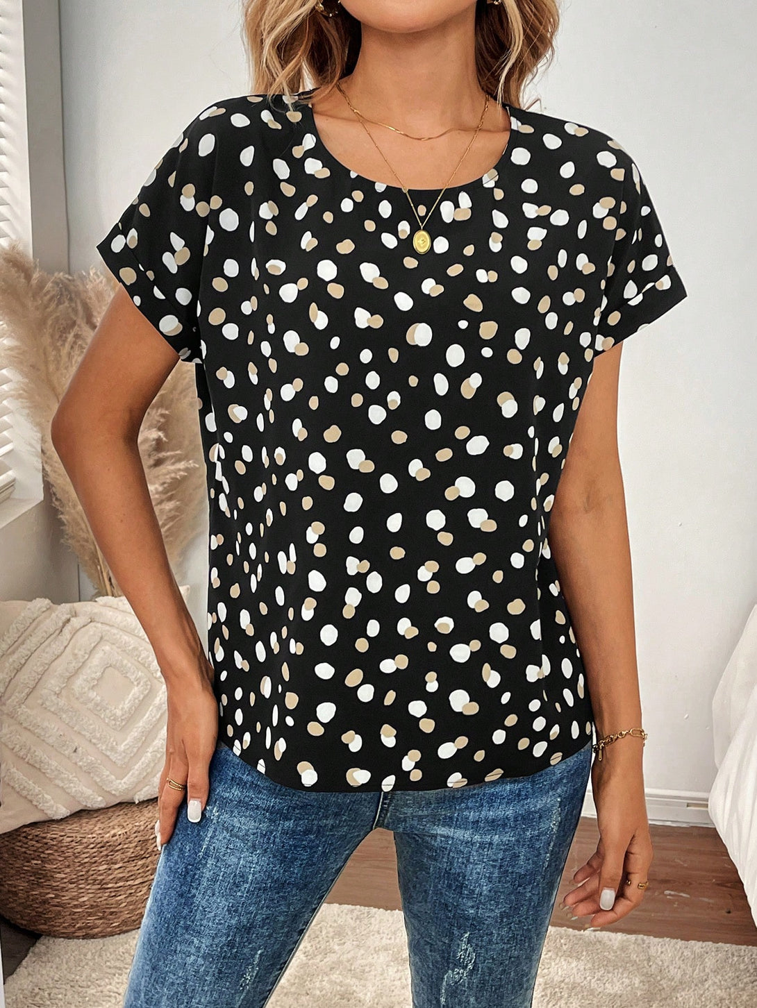 Ropa de Mujer, Ropa de Mujer, Tops & Blusas & Camisetas de Mujer, Blusas de Mujer, Negro