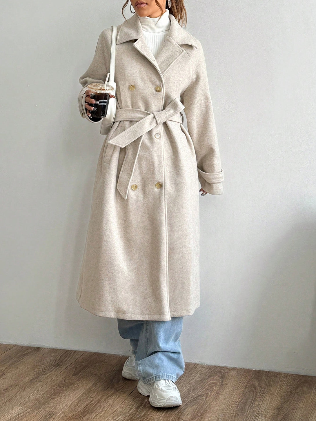Ropa de Mujer, Ropa de Exterior para Mujer, Abrigos de Mujer, 41970576, Albaricoque